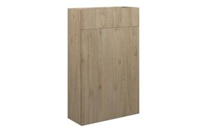 Eden 500mm Slim WC Unit - Havana Oak (Oak Cab)